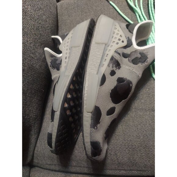 US 16 Pharrell Williams x adidas NMD Hu Animal Print Grey/ Black RARE Mens Shoes - Picture 9 of 15